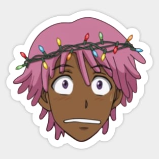 Neo Yokio Pink Christmas Sticker